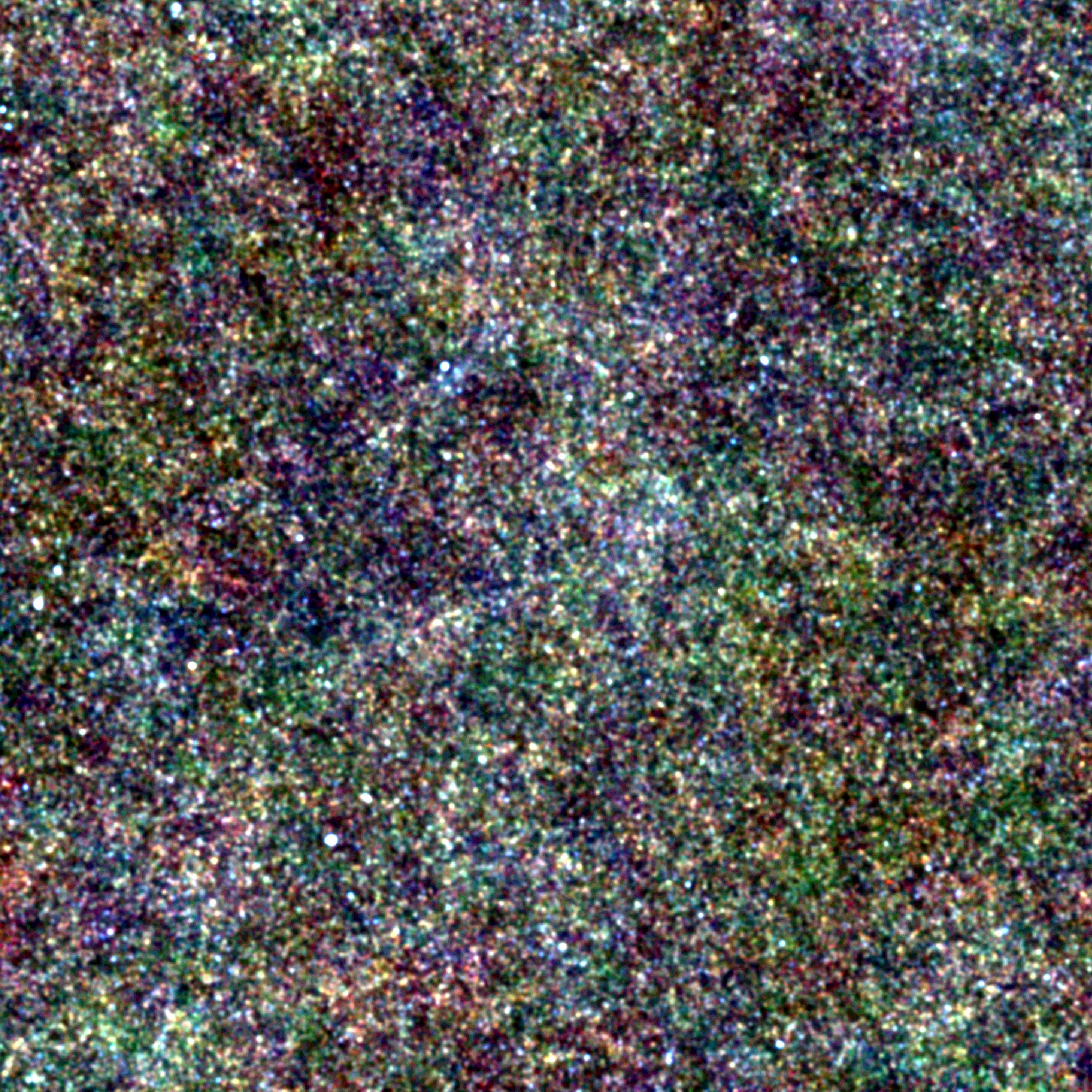 An example of source confusion. This SPIRE image of the Lockman Hole (the red layer is 500 microns, green is 350 microns, blue is 250 microns) the surface density of galaxies is so great that the entire image is filled. The background is not dark sky, but instead it is composed of fainter and more distant galaxies on which the brighter galaxies are superimposed. See for an explanation of the significance of the colours of the different sources.