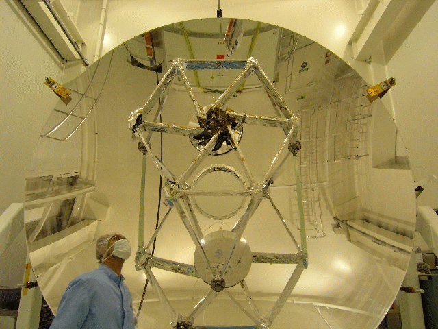 The Herschel telescope flight model.